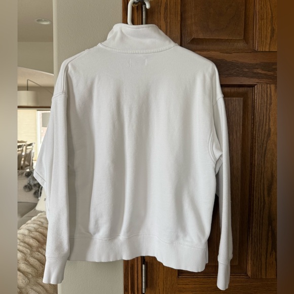 Aerie white quarter zip sweatshirt - Picture 3 of 3